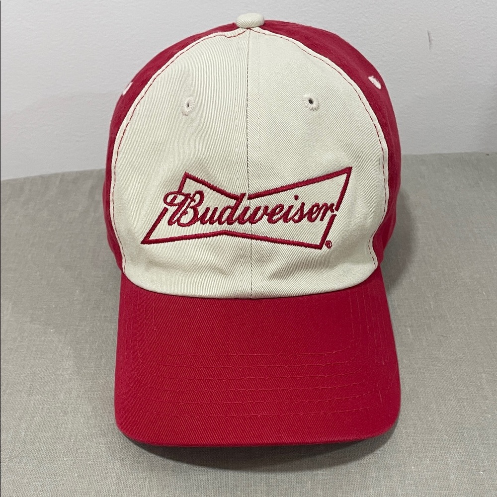Budweiser ribbon casual adjustable hat